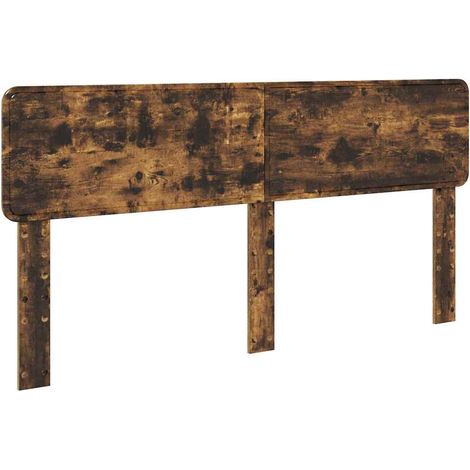 Tête de lit,Décoration murale Chêne fumé 180 cm Bois d'ingénierie CFW618688 (1/5)