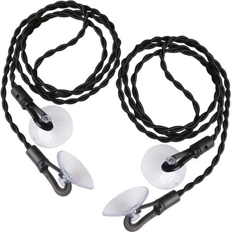 2er-Pack Reise-Wäscheleine, tragbare Wäscheleine, winddichte tragbare elastische Reise-Wäscheleinen mit Haken und Saugnäpfen für Outdoor, Reisen und Camping (1/4)