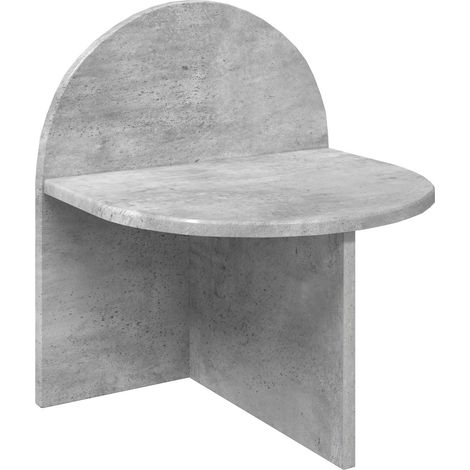 Bedside Table Concrete Grey 40 x 35.5 x 45.5 cm Engineered Wood vidaXL