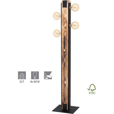Lampadaire Layham - Noir (1/5)