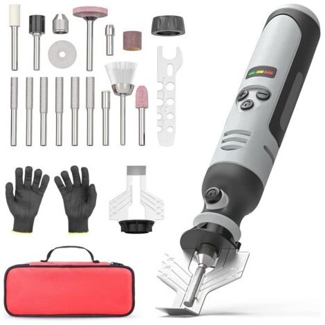 Ede Affûteur de tronçonneuse, kit d'affûtage électrique portable pour tronçonneuse, outil d'affûtage de tronçonneuse haute performance (1/5)