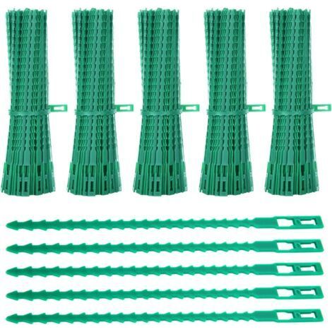 Lot de 1200 Attaches de Plantes, 23CM Attaches de Jardin Réglable Liens de Serrage en Plastique pour Jardin Flexible, Attache Tomates de Câble de Jardin pour Aider à Soutenir Les Plantes (1/5)