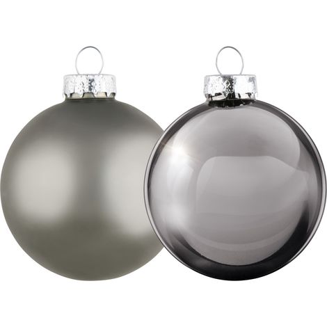 Arti Casa boule de Noël Argent H8xl8xL8cm (1/4)