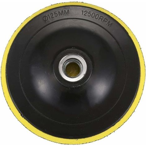 Polierpad mit M14 für Polierer - Gewindedurchmesser: 125 mm (1/4)