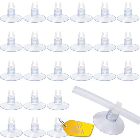 Ensemble de 30 ventouses pour aquariums, assurant une fixation stable des composants grâce à un réglage simple et ferme dans les aquariums.-AquaForge (1/5)