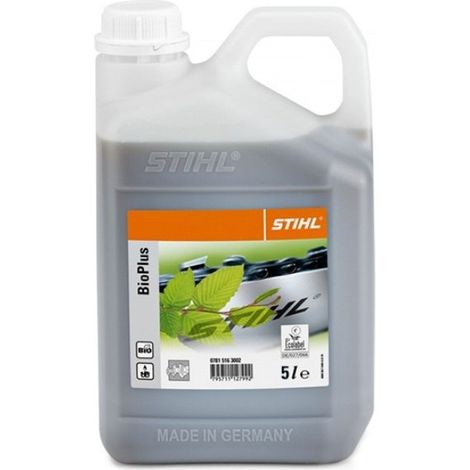 Olio catena motosega STIHL BioPlus 1 Litro 3 Litri 5 Litri 20 Litri 5 L (1/2)