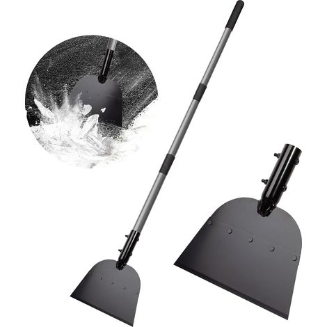 Schneeschaufeln – Boden- und Eiskratzer – 54-Zoll-Flachschaber – Schneeräumen – tragbare Schneeschaufeln – für Einfahrten und Fahrzeuge – 54 Zoll (1/5)