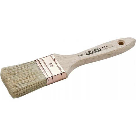 Brosse plate épaisse glycéro 40mm - ROULOR - 434640 (1/3)