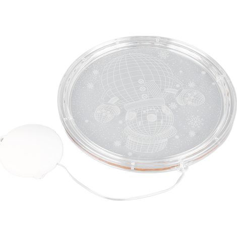 Décoration lumineuse de Noël pour fenêtre, en acrylique LED 3D, à suspendre, pour l'intérieur et l'extérieur. (1/5)
