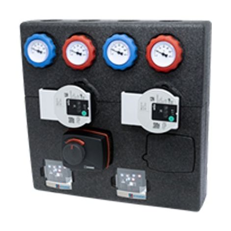 ESBE Gruppo doppia pompa DDA111, DN20, miscelato/non miscelato, 3-Pkt. ARA661, 61310100