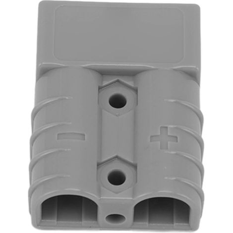Connecteur 50 A 600 V bipolaire haute intensité pour système à double batterie et panneau solaire, gris (1/5)