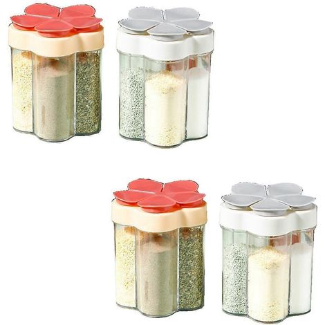 Gewürzglas aus Kunststoff, Gewürzbehälter, Aromaflasche, Gewürzorganizer (wie abgebildet) (1/5)