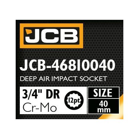 Adaptador de impacto profundo 3/4" 40mm (12-puntas)