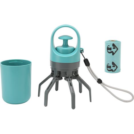 Eosnow Pelle à excréments à griffes de chien, légère et Portable, sans Contact, avec distributeur de sac, pour la marche en plein air (1/5)
