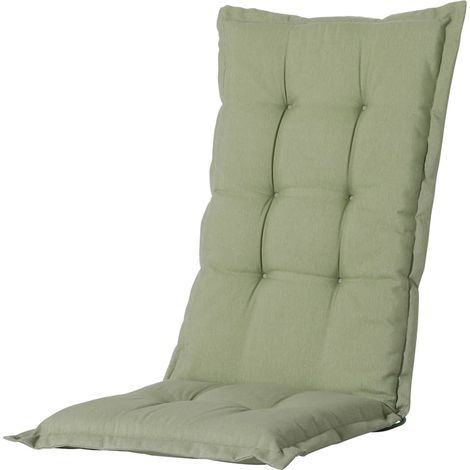 Coussin de chaise à dossier bas Panama 105x50 cm Vert sauge Madison