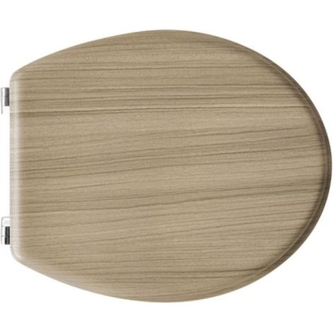 SEDILE WC UNIVERSALE IN LEGNO ROVERE SBIANCATO Rovere Sbiancato