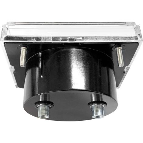 Ampèremètre analogique DC 0-10A classe 2.0, Cadran transparent, Aiguille sensible, Boîtier ABS compact