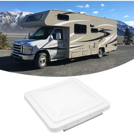 14,7-Zoll-Dachlüfter für Wohnmobile, Wohnwagen, Campingbusse usw., weiß (Referenz: A6028-01) (1/5)