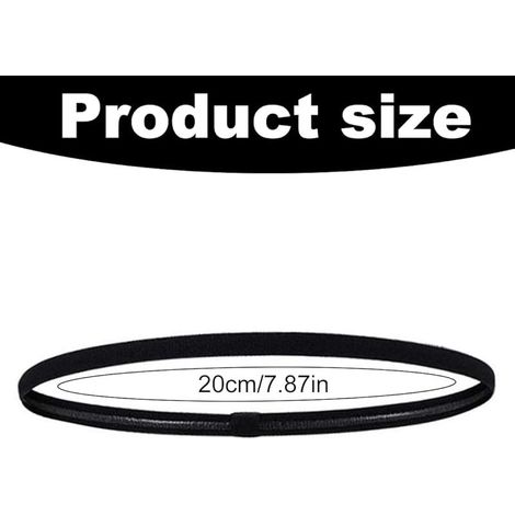 4 Pièces Bandeau Cheveux Homme, Élastique Cheveux Serre Tete Homme, Bandeau Cheveux Sport Antidérapants, Elastiques Bandeaux pour Femme, Pour Jogging Football Faire Yoga Exercice