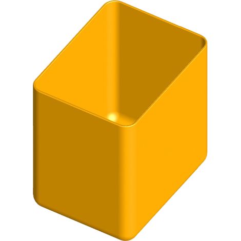 Scatola in polipropilene 90x69 h 94 mm per organizer in plastica Art Plast L443xP317xH107 mm (1/4)