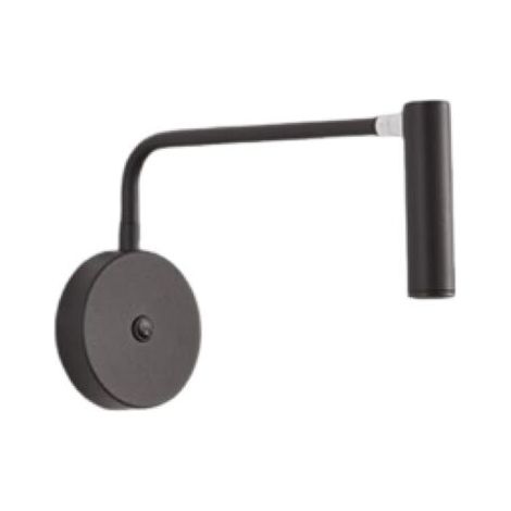 Moderne Wandleuchte, Nachttischlampe fürs Schlafzimmer, Wandleuchte für den Flur, neutrales Licht (schwarz) (1/5)