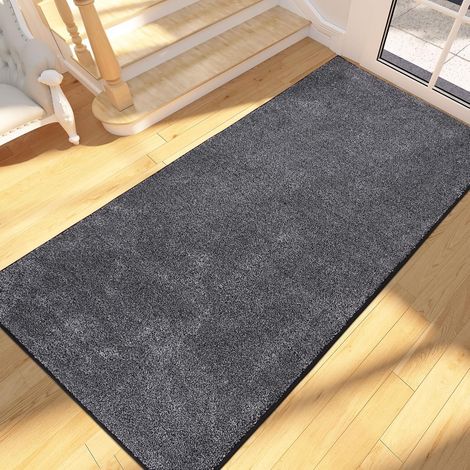 Paillasson Interieur Long 80 x 178 cm, Tapis d'Entrée Antidérapant et Lavable en Machine, Tapis de Sol Douces Absorbantes pour Chien, Entrée, Porte, Couloir, Passage et Cuisine (1/5)
