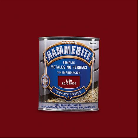 Hammerite Esmalte Metálico Liso Rojo óxido 750 ml