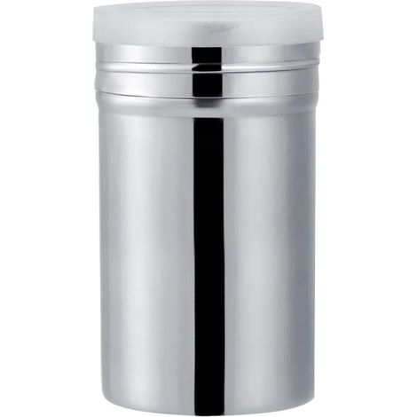 Saupoudreuse à Epices en Acier Inoxydable Distributeur Poudre Shaker Chocolat Tamiseur pour Farine Fine Sucre Cacao Utensiles de Cuisine(L), (1/4)