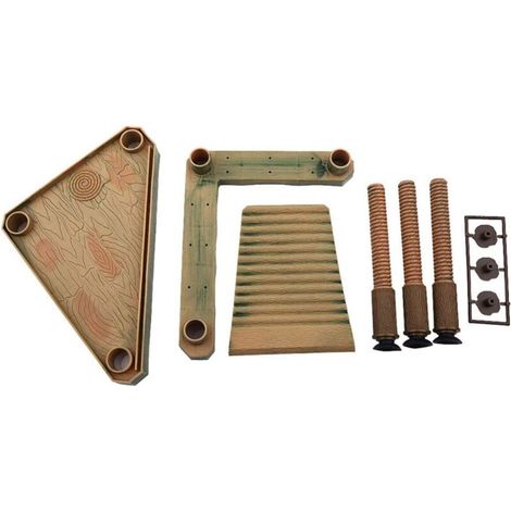 BEBUSINGOTO Plateforme Flottante Tortue avec Jetée et Echelle Reptile Basking