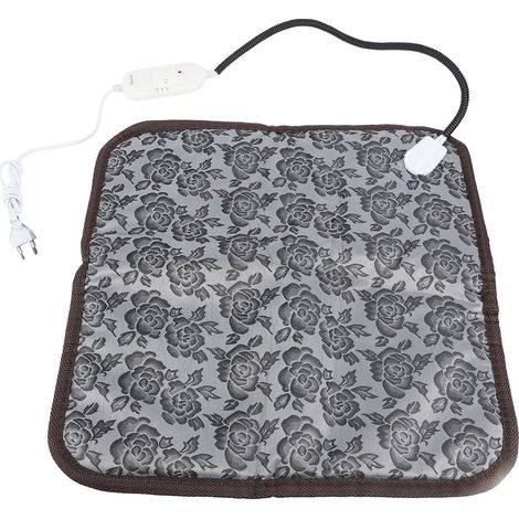 Coussin chauffant électrique pour animaux anti-morsures, 3 températures réglables, résistant à l'eau, lit chauffant pour chat et chien, couverture, prise UE 220 V (1/5)