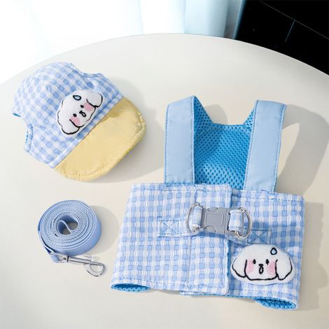 Filiyano-Corde à tirer extérieure pour chiot (poitrine et dos), accessoires pour animaux de compagnie (petit et moyen modèle de chat en peluche) (1/2)