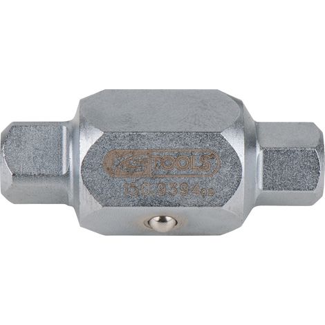 KS Tools Stecknüsse für Ölablassschrauben, 6-kant 12 mm+4-kant 11 mm (1/2)