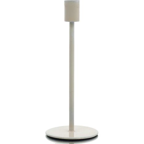 Kaemingk Kerzenhalter Aluminium 22,5-H9 cm creme (1/2)