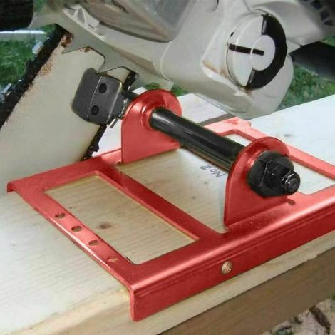 Tigrezy – Mini moulin à tronçonneuse portable – Compatible avec scies à chaîne – Acier haute qualité pour coupes précises – Largeur de rail 80-160 mm (1/5)