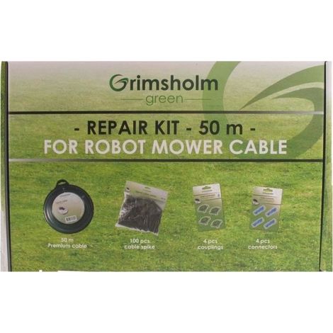 Kit Réparation Avec Câble D'installation Robots 0,93 Mm² X 50m, 4 Connecteurs Chargeur, 4 Connecteurs Isolés Et 100 Clous De Fix (1/2)