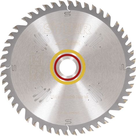 Lame de scie circulaire STIER pour scies sans fil, bois 165 x 1,8 x 20, 48 W, angle de coupe de 8° (1/5)