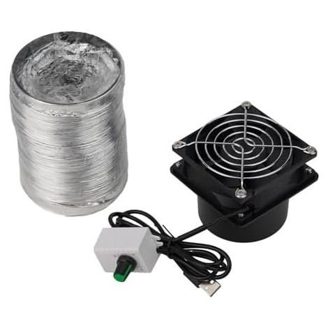 Extracteur de fumée à souder USB avec ventilateur et tuyau d'évacuation, système d'aspiration réglable pour stations de soudure, aspiration de fumée adaptée ESD pour atelier et projets de bricolage (1/5)
