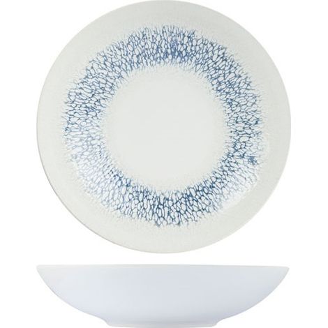 Amalfi Azure Assiette Creuse D21cm - Cosy Et Trendy Billiet
