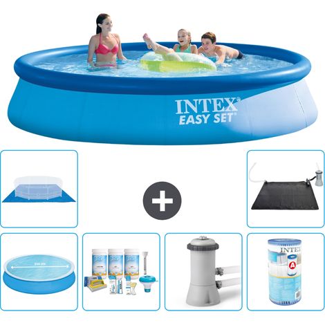 Intex Piscine Easy Set Ronde - 396x84 cm - 7-pièces S40737 (1/5)