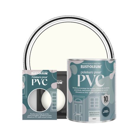 Peinture pour PVC, Finition Mate - Porcelaine (1/3)