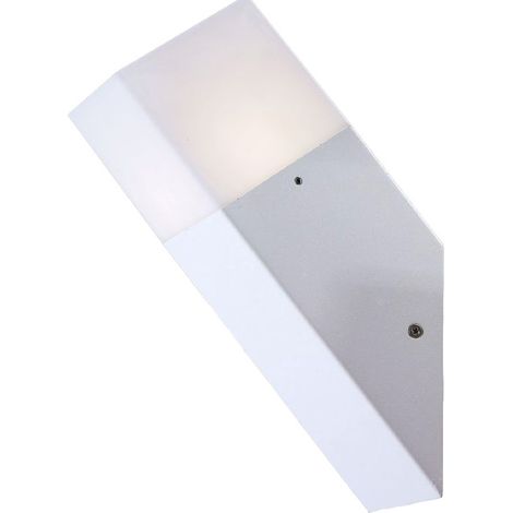 Applique a muro oblique per esterno con attacco E27 in alluminio lampada da parete per balcone terrazzo facciata casa IP44 (1/5)