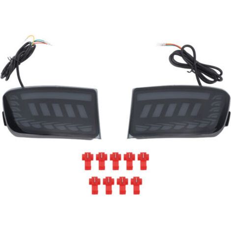 Feu arrière pare-chocs 3 fonctions étanche IP67 pour Toyota Land Cruiser Prado J120 Noir fumé,de dyk. (1/4)
