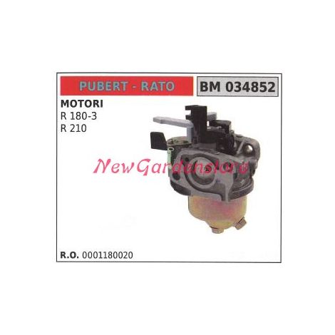 Carburador de cuba RATO cortacésped cortacésped R 180-3 210 034852