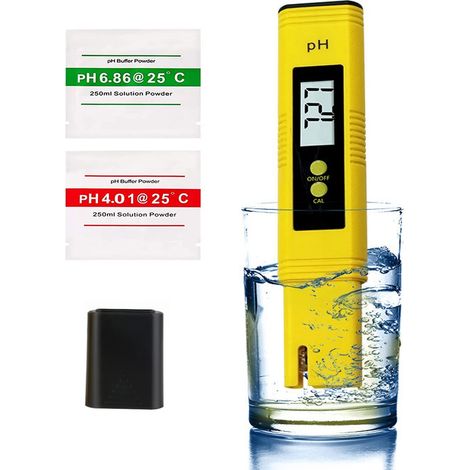 PH Mètre Numérique Professionnel 0.00-14.00 Testeur Électronique LCD pour Aquariums, Piscines, Eau Potable & Hydroponie