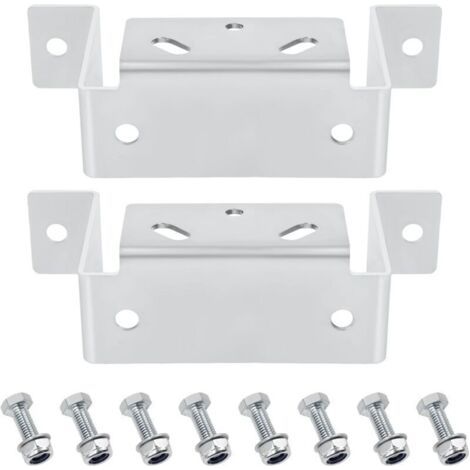 Support de Béquille de Stationnement pour Remorque Stema avec Fixations Complètes (1/4)