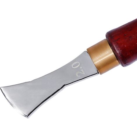 ZOLGINAH Outil de Biseautage pour Cuir, Edge Beveler pour Cuir, Outils Bricolage Cuir à la Main Maroquinerie Bordure Cuir (1/3)