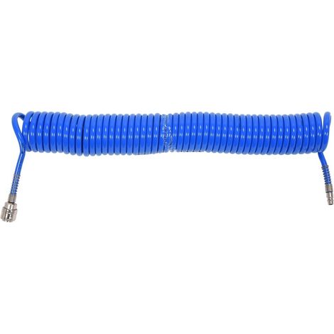 Tubo a spirale 6,5 mm x 10 mm x 10 m in PU con connettori rapidi YT-24205 yato (1/3)