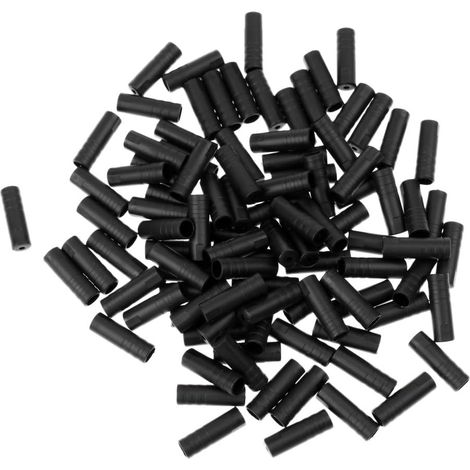 Lot de 100, vélo VTT Embout Gaine Fixation Câble Frein Derailleur Plastique Résistant, Positionnez l'accessoire et contrôlez son maintien, Matière souple qui épouse les surfaces intérieures (1/5)