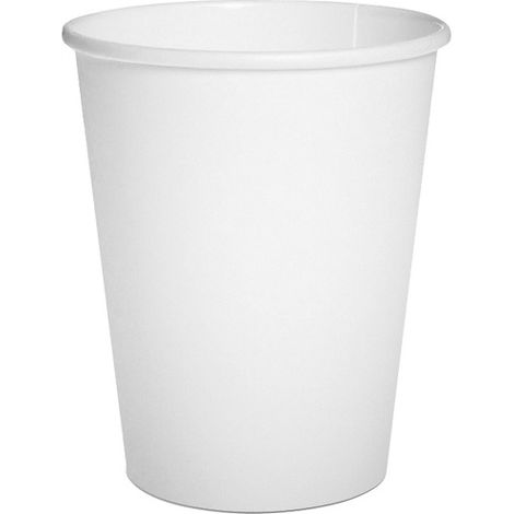Bicchieri biodegradabili compostibili bianchi Bio ECO da 250 ml, confezione da 8 pezzi. (1/2)