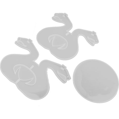 Moule en silicone transparent pour supports de plantes en pot, idéal pour la fabrication de supports pour plantes. (1/5)